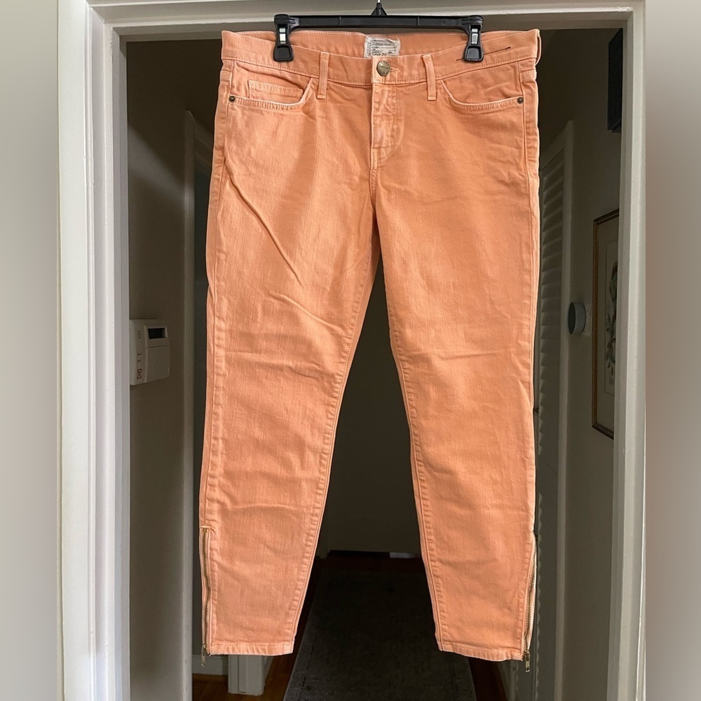 EUC Current/Elliott The Zip Stiletto in Orange Sherbert